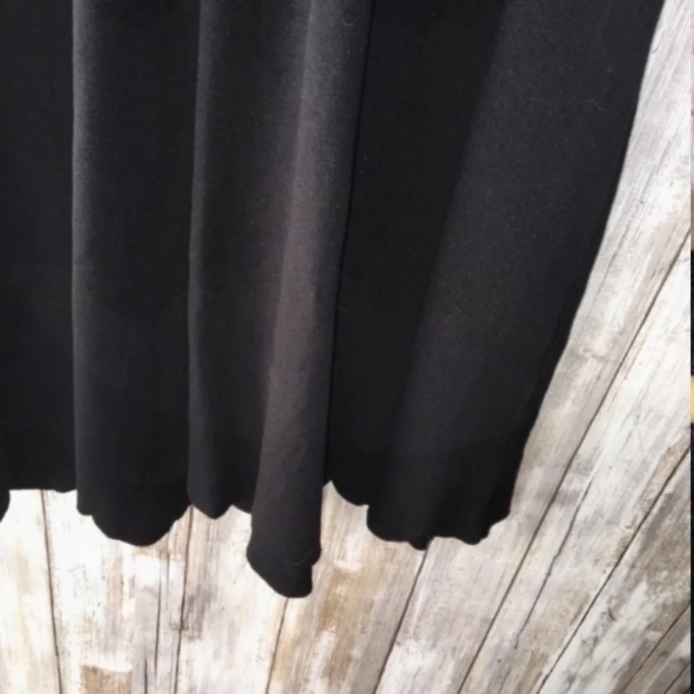 Lulus Proof Of Perfection Black Scalloped Bottom Fitted Dress - Picture 5 of 8